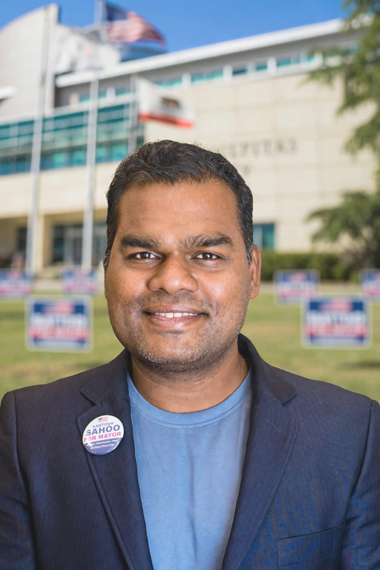 Santosh Sahoo, candidate for Mayor of Milpitas